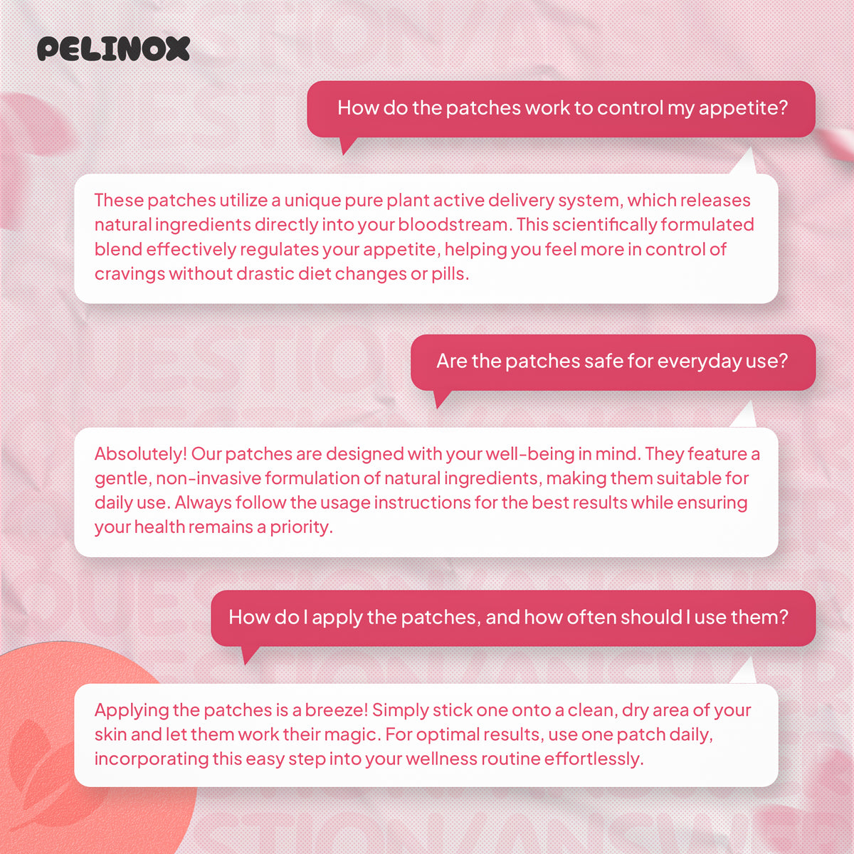 Pelinox™ Weight Reduction Patches