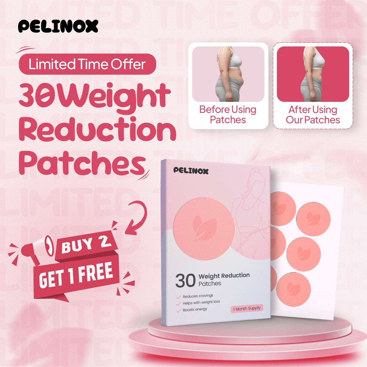 Pelinox™ Weight Reduction Patches